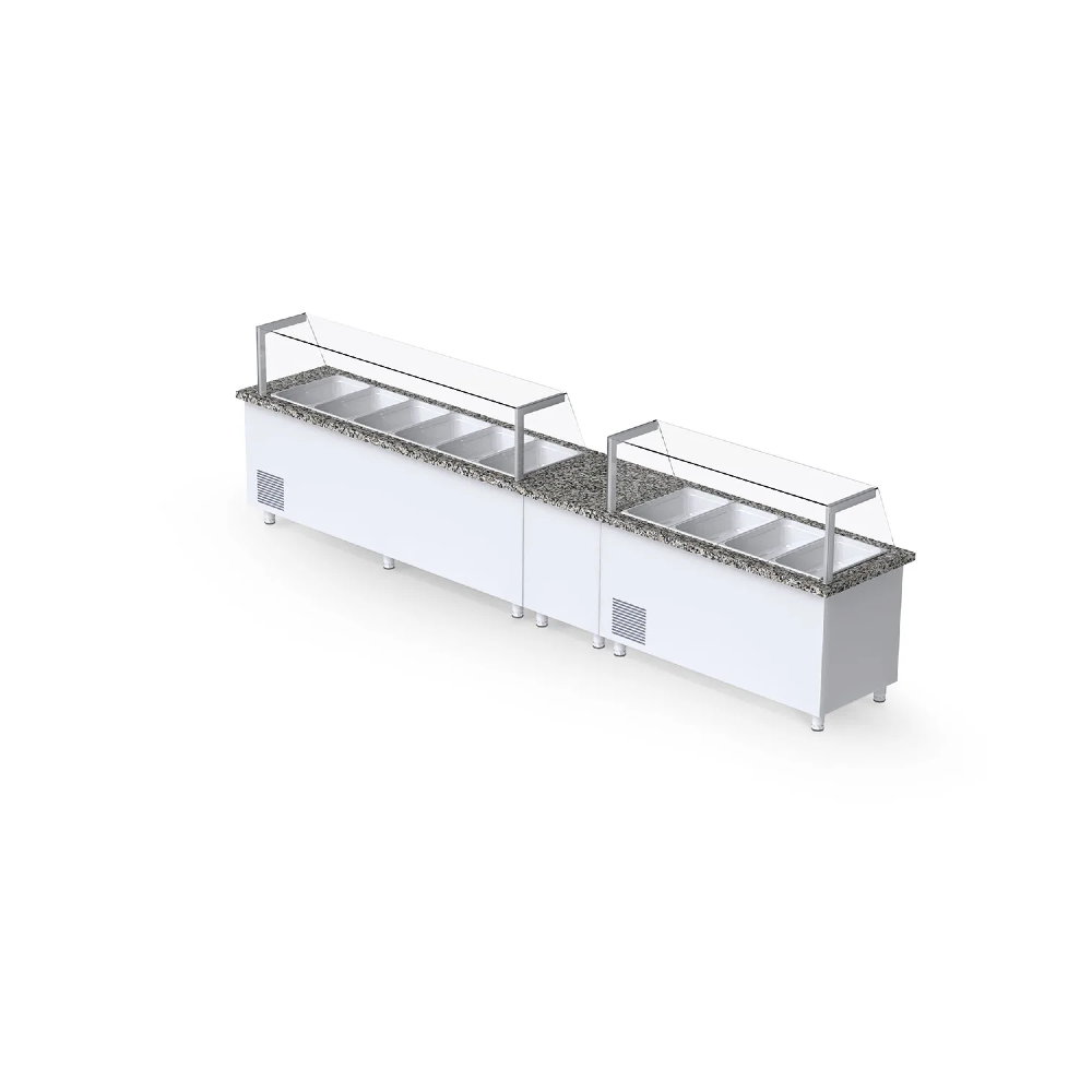 Iceinox STH F 650 CR Servis Buzdolabı, 4 Kapılı