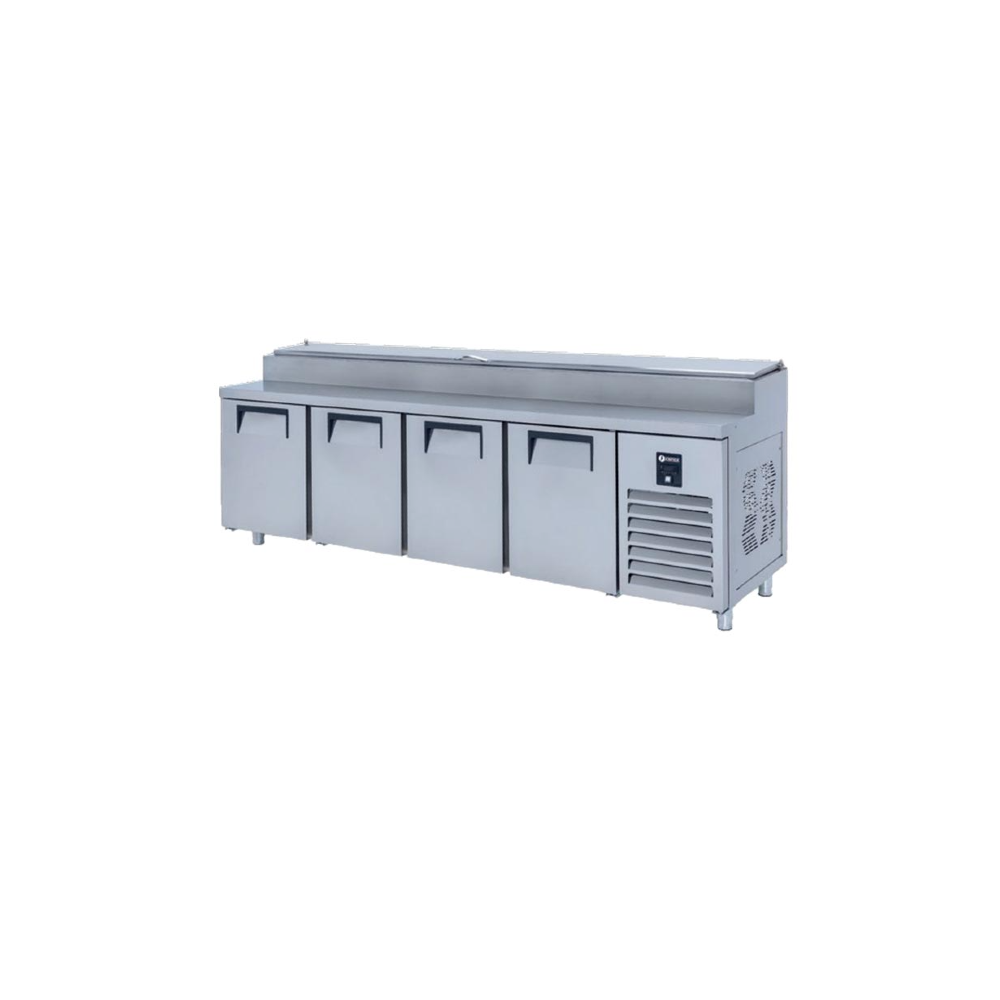 Iceinox PTS L 650 Make Up Kısa Buzdolabı, 4 Kapılı