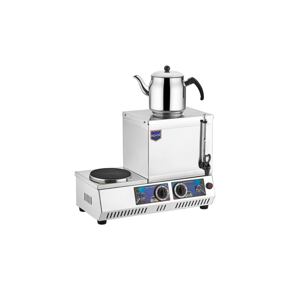 Remta K30 15 Model Ocaklı Çay Ocağı, Tek Demlikli, 13 L, Elektrikli