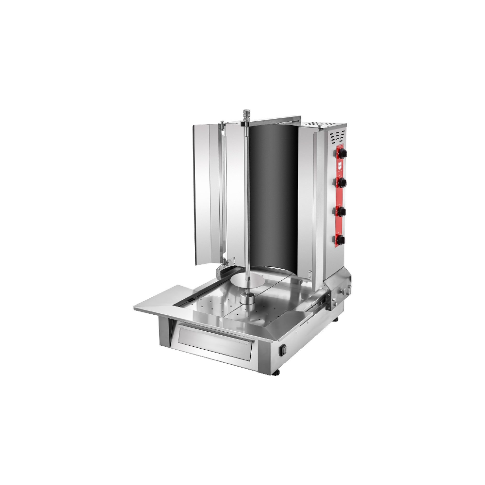 Remta MA05 Oval Camlı Alttan Motorlu 4 Radyanlı Döner Ocağı, Elektrikli