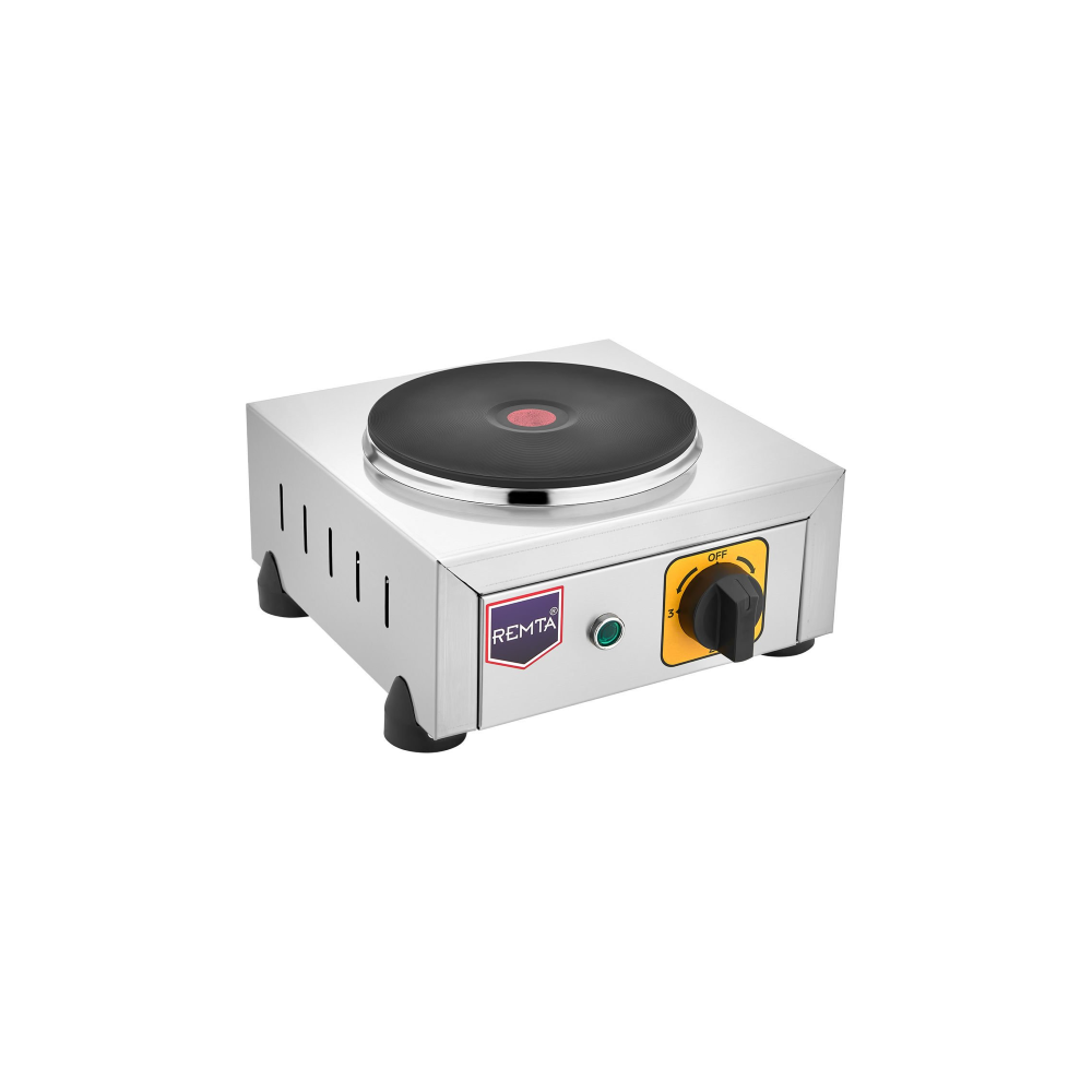 Remta PLT1 Tekli Pleyt Isıtıcı, 19 cm, Elektrikli